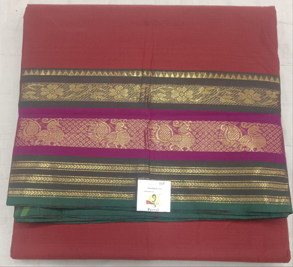 Chettinadu / Karaikudi cotton 10yardz madisar