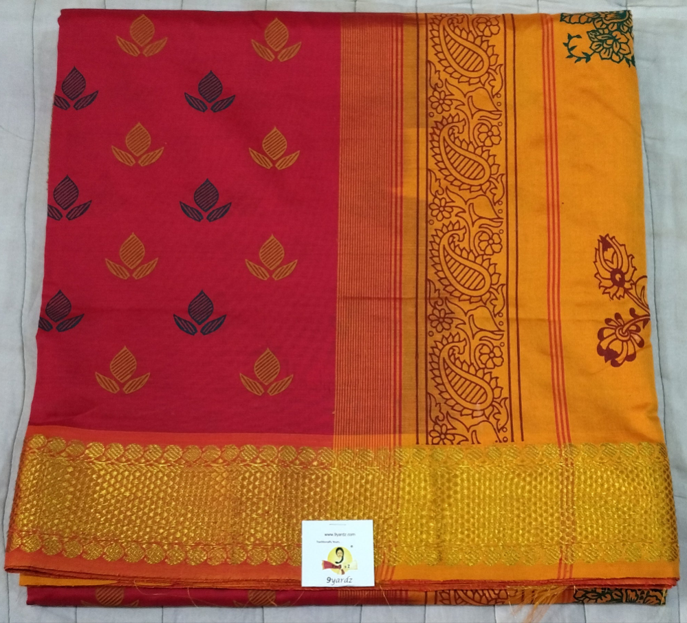 Semi Silk cotton printed 10yardz Madisar