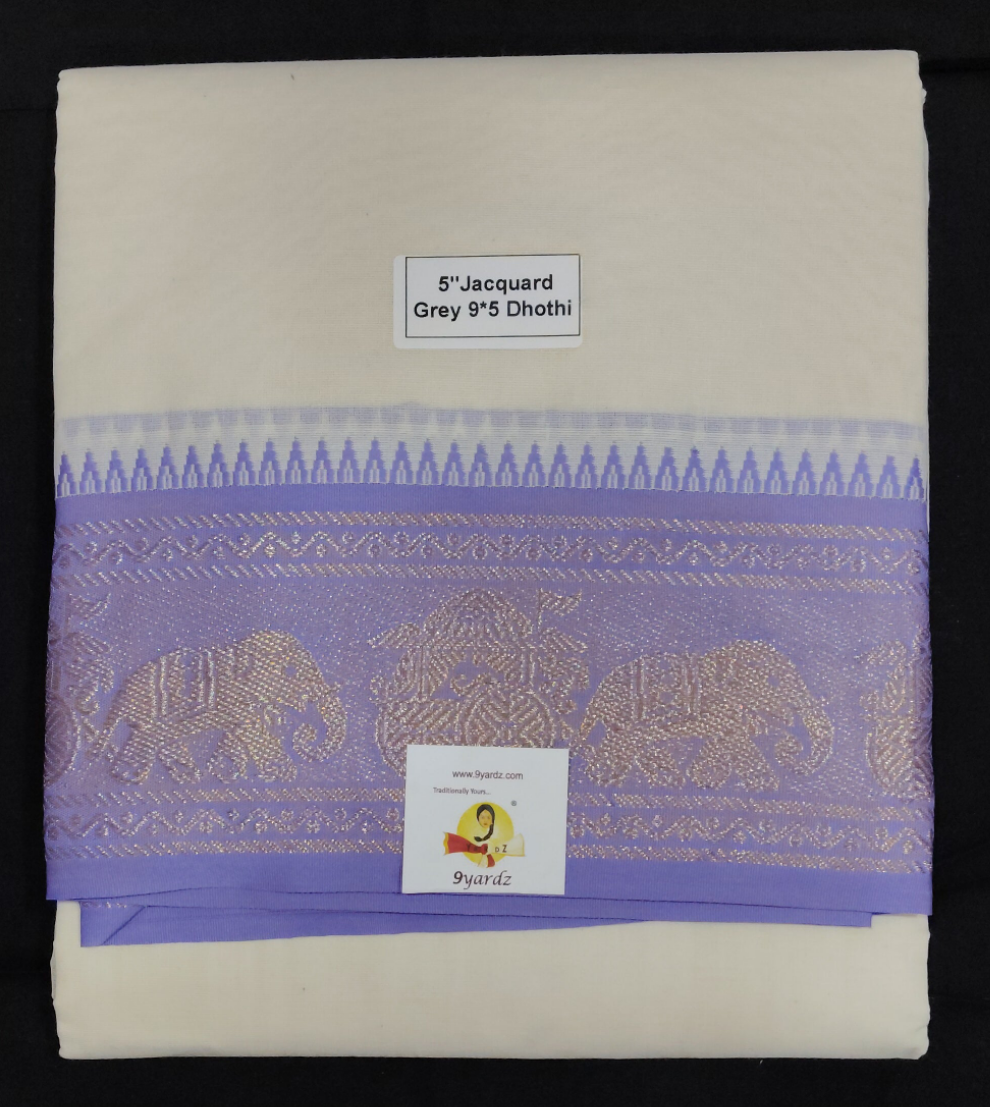Cotton Dhothi Jacquard 9*5