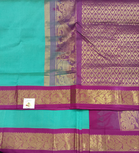 Pure silk cotton -Korvai 10yards madisar