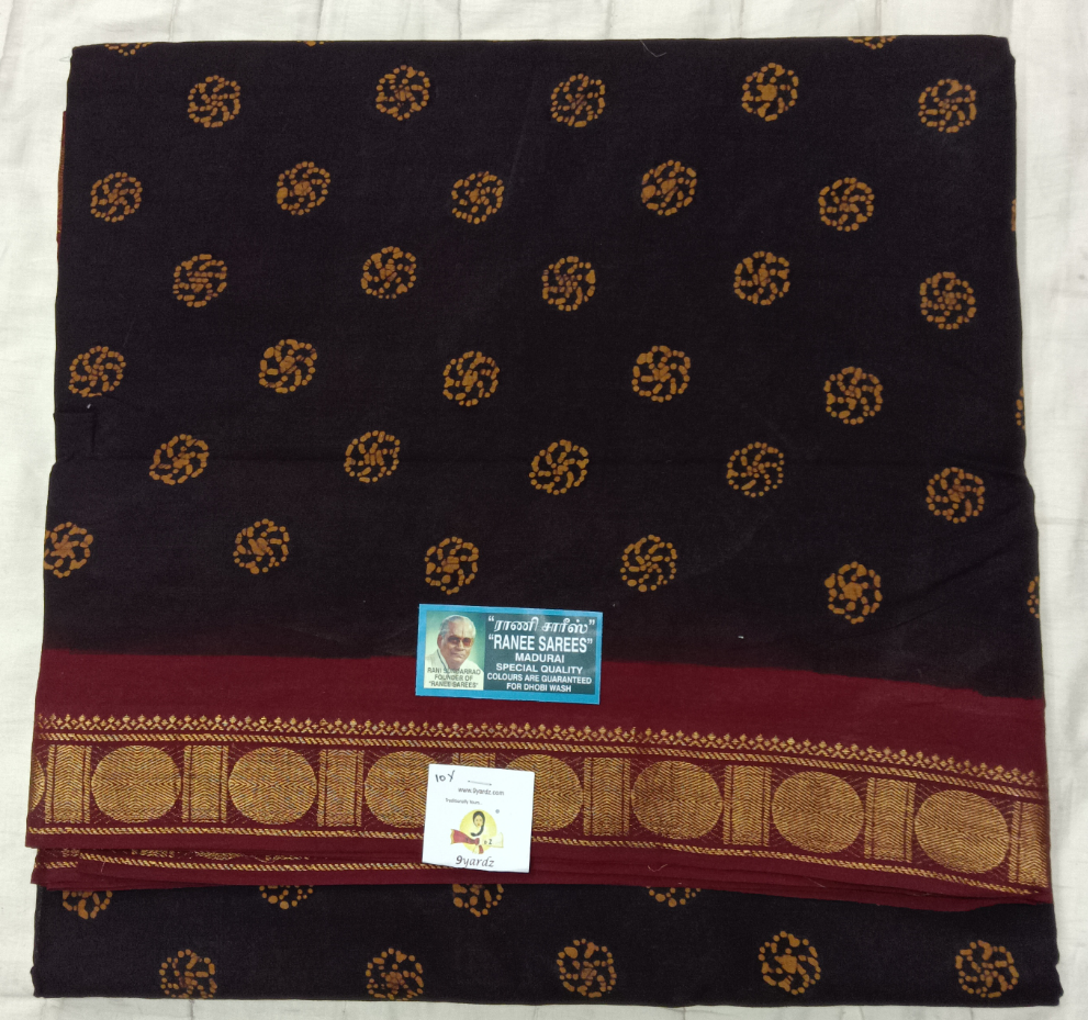 Ranee voyal saree 10yardz(9.1mtrs)