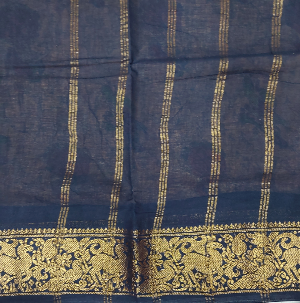 Kalamkari Printed Sungudi 10 yards