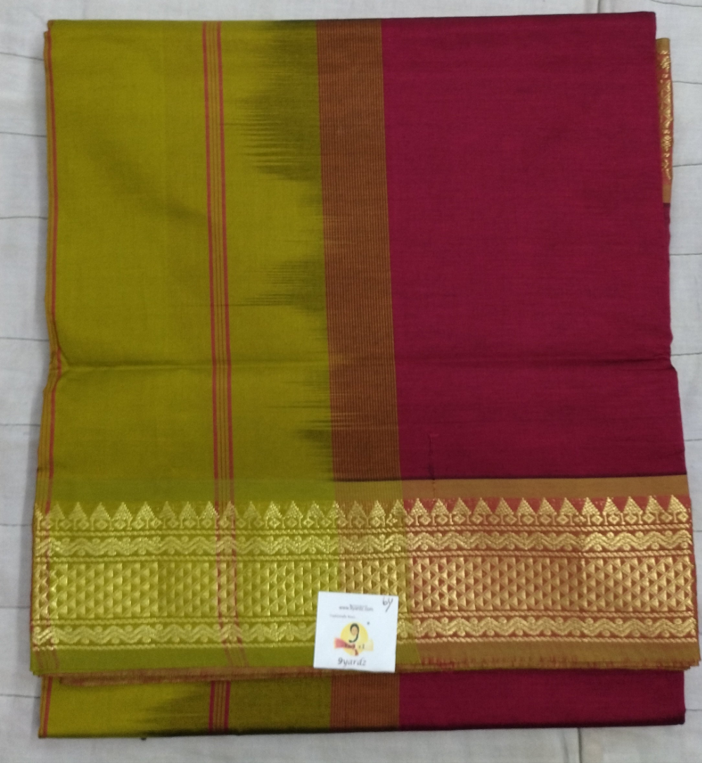Semi silk Plain 6Yards