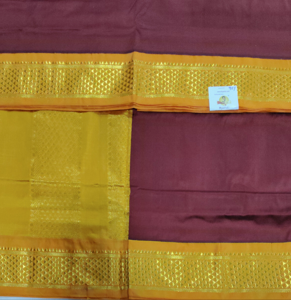 Pure silk madisar 9.5yards