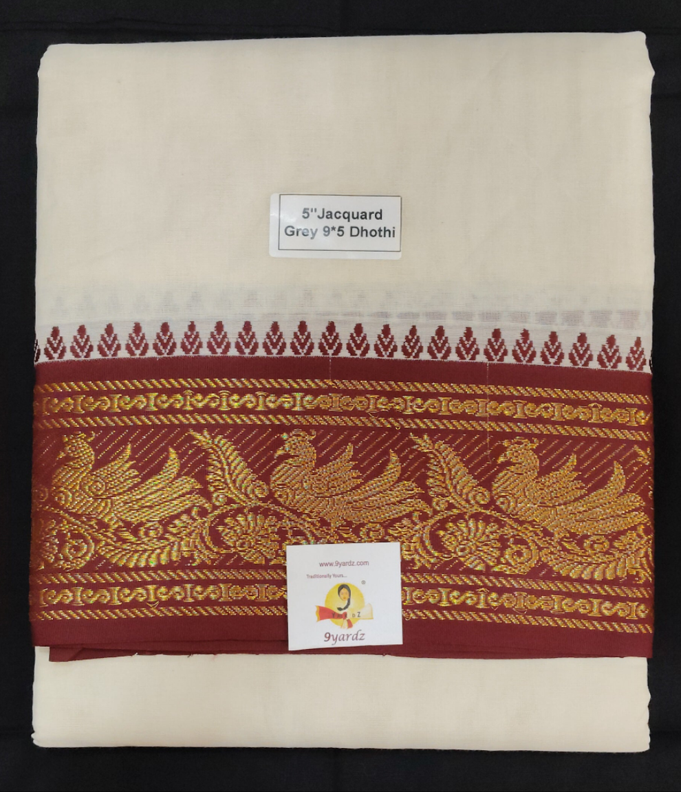 Cotton Dhothi Jacquard 9*5