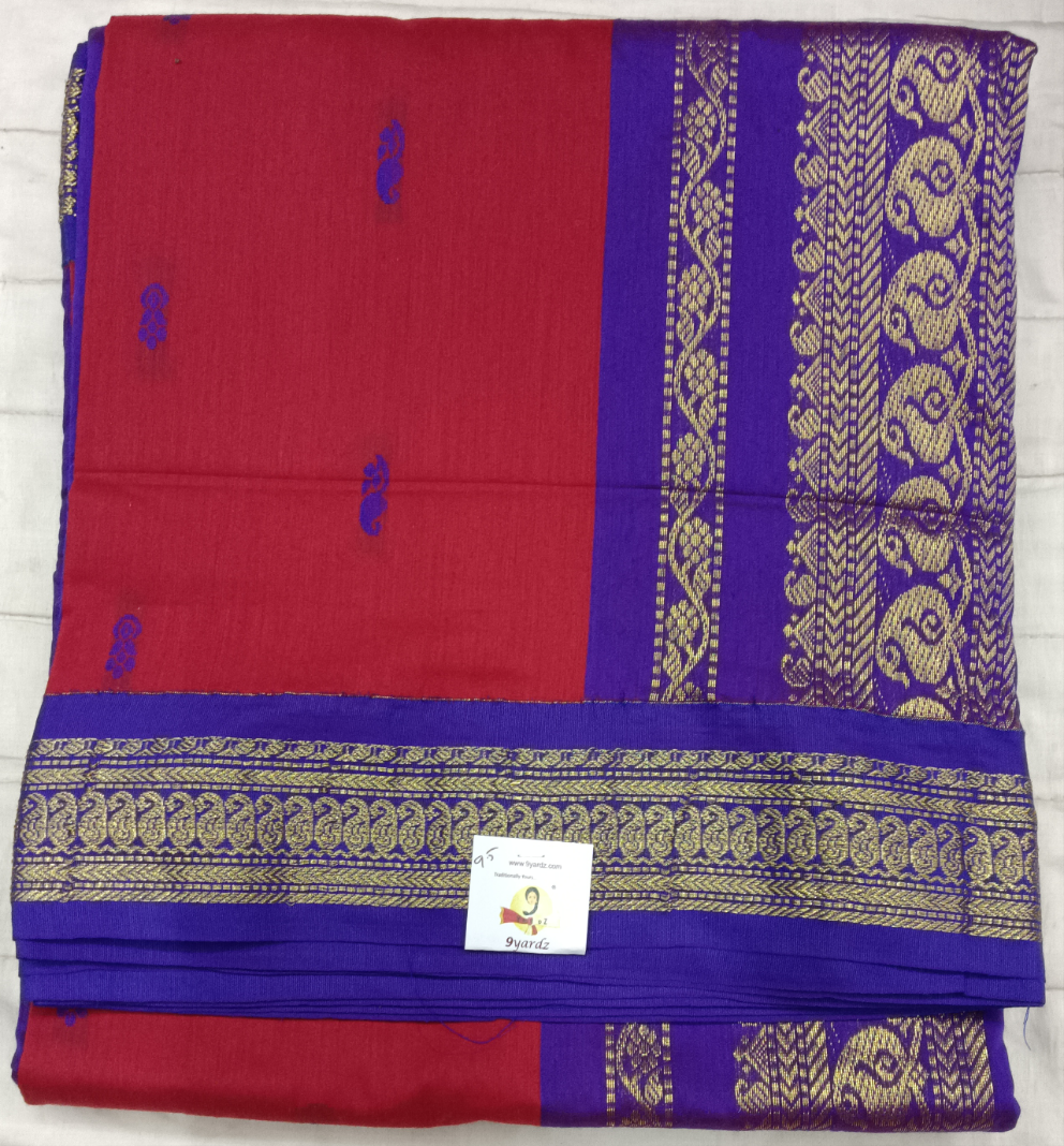 Kalyani Cotton Butta  9.5yardz