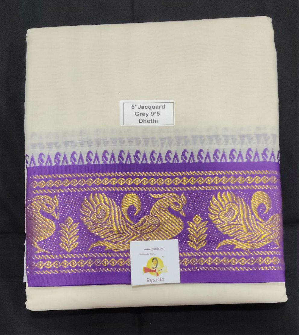 Cotton Dhothi Jacquard 9*5