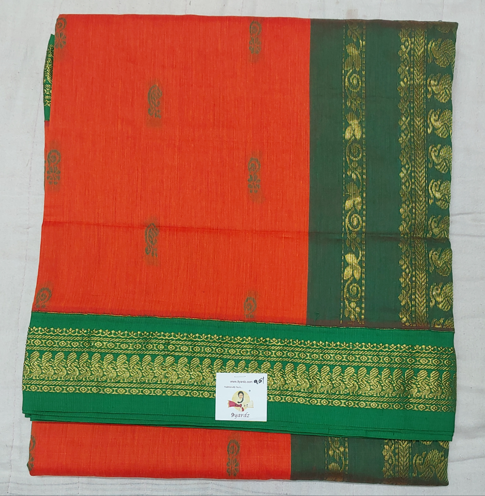 Kalyani Cotton Butta  9.5yardz