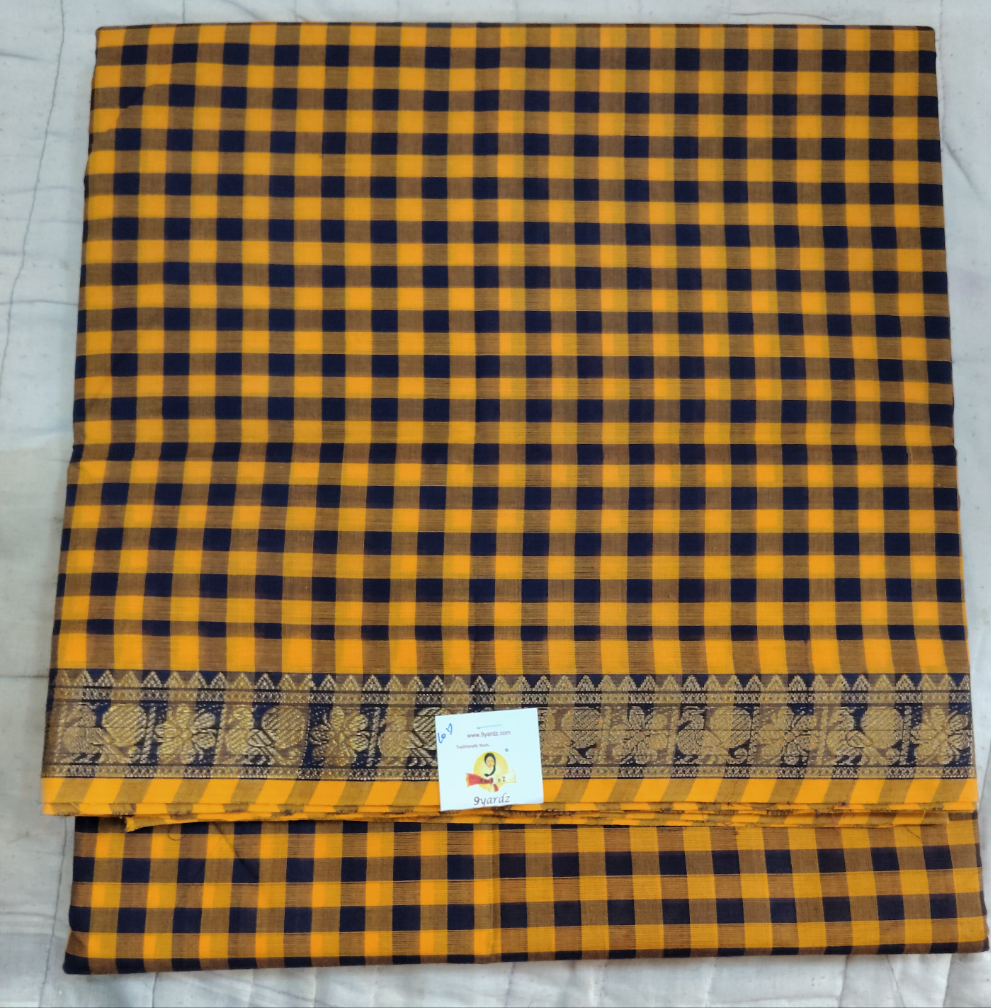 Chettinadu / Karaikudi cotton 10.5 yards madisar