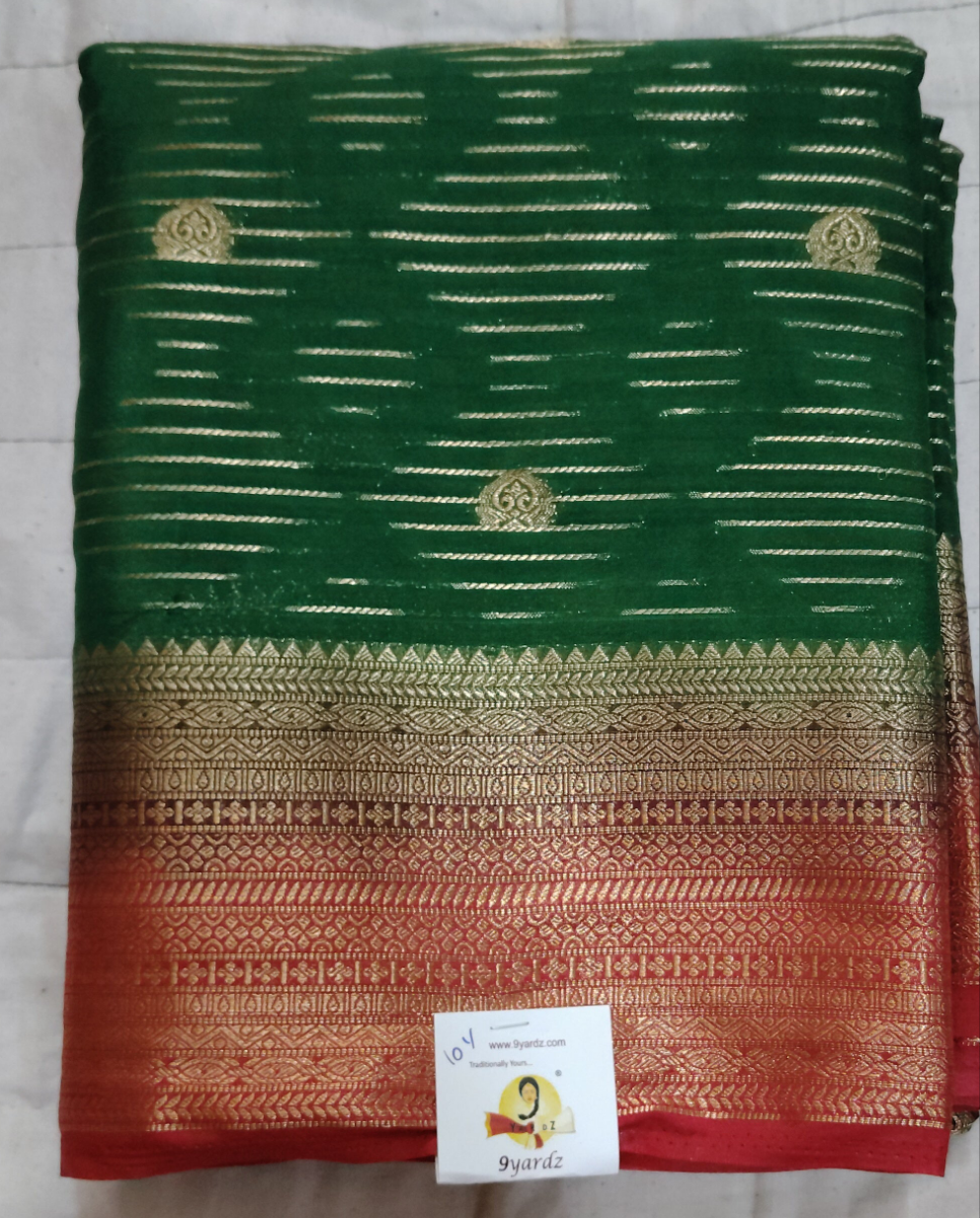 Mysore crepe silk checked (synthetic)