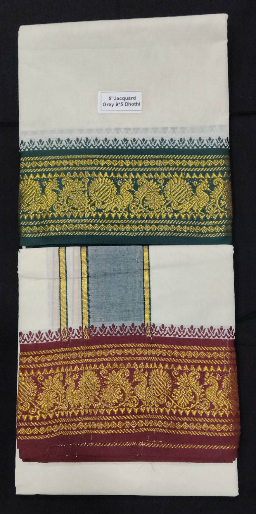 Cotton Dhothi Jacquard 9*5