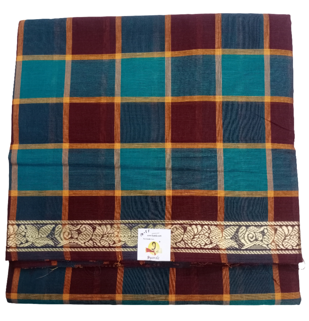 Chettinadu / Karaikudi cotton 10.5 yards madisar