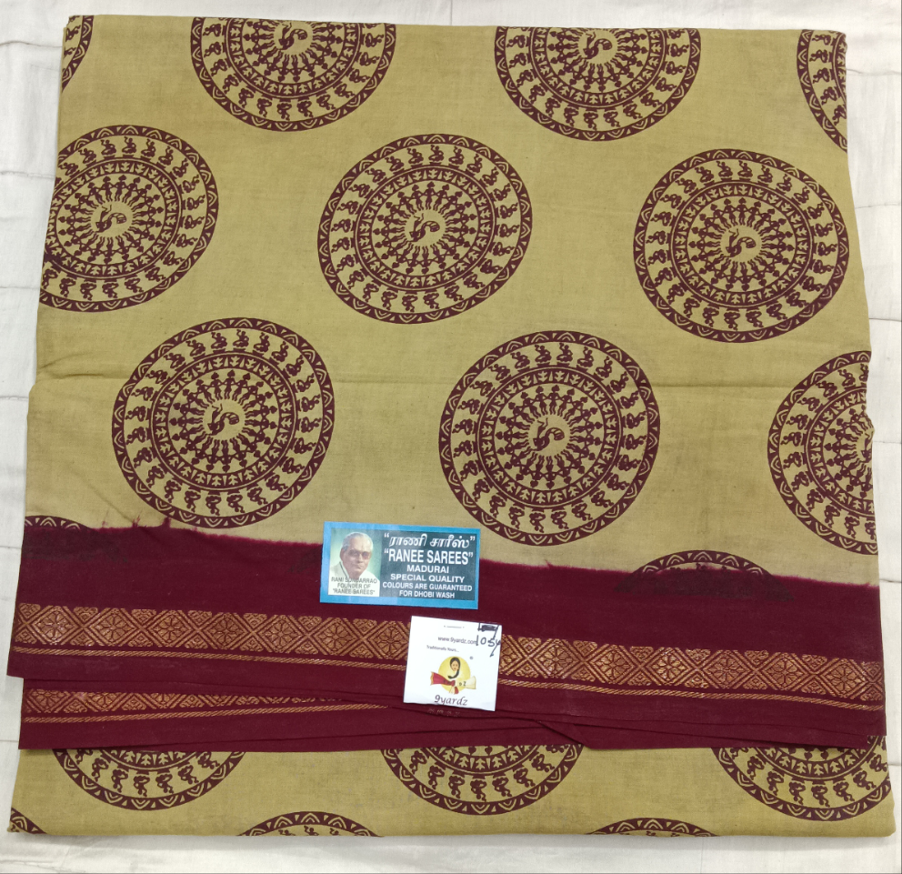 Ranee voyal saree 10.5yardz(9.5mtrs)
