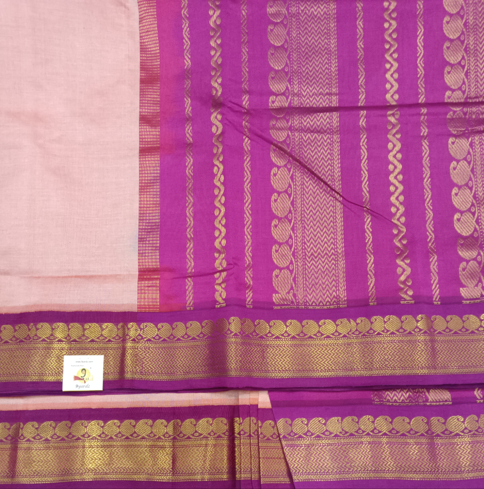 Semi Silk cotton Korvai Madisar