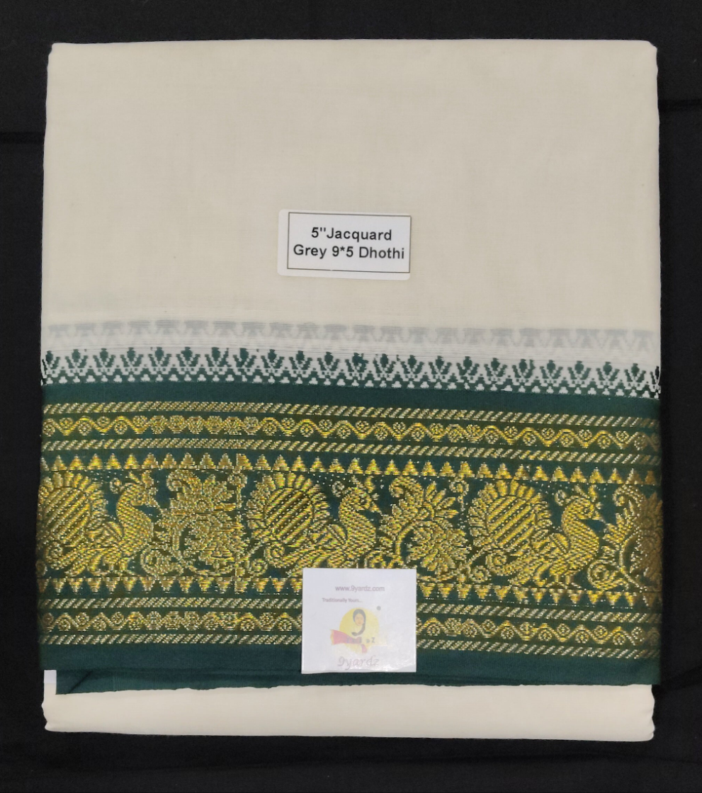 Cotton Dhothi Jacquard 9*5