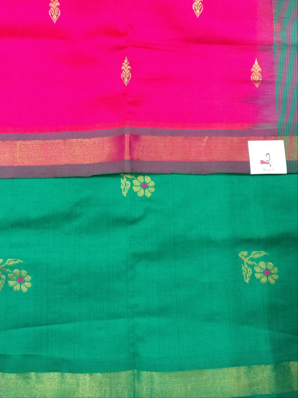 Semi silk Embossed 6Yards