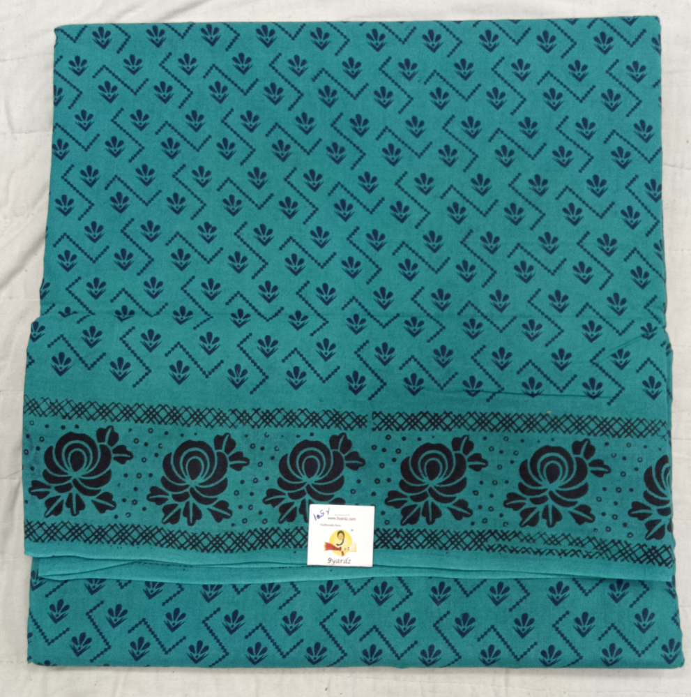 Sungudi cotton 10.5yards 49"