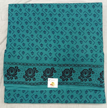 Load image into Gallery viewer, Sungudi cotton 10.5yards 49&quot;