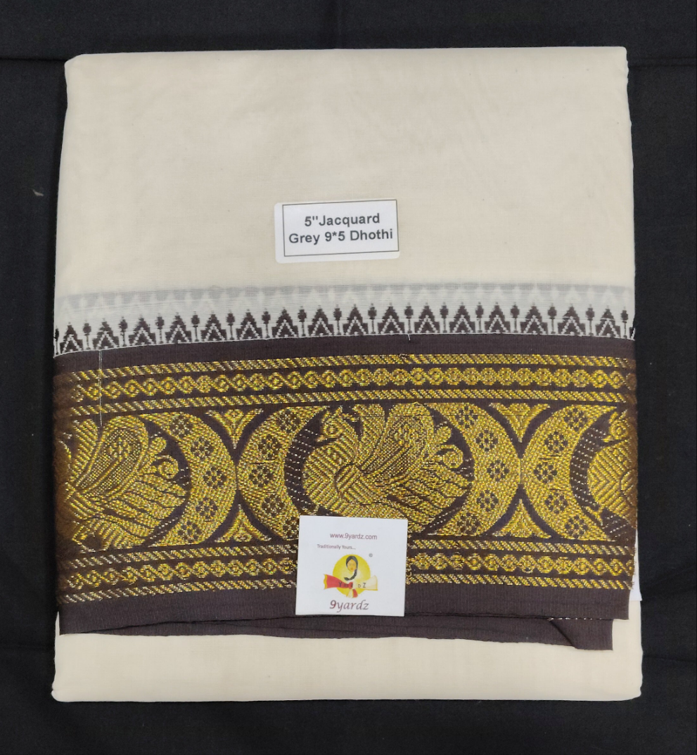 Cotton Dhothi Jacquard 9*5