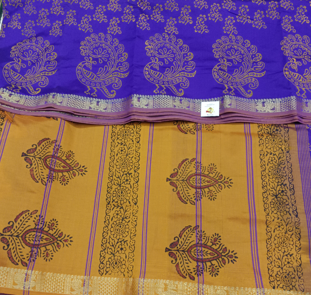 Semi Silk cotton printed Madisar