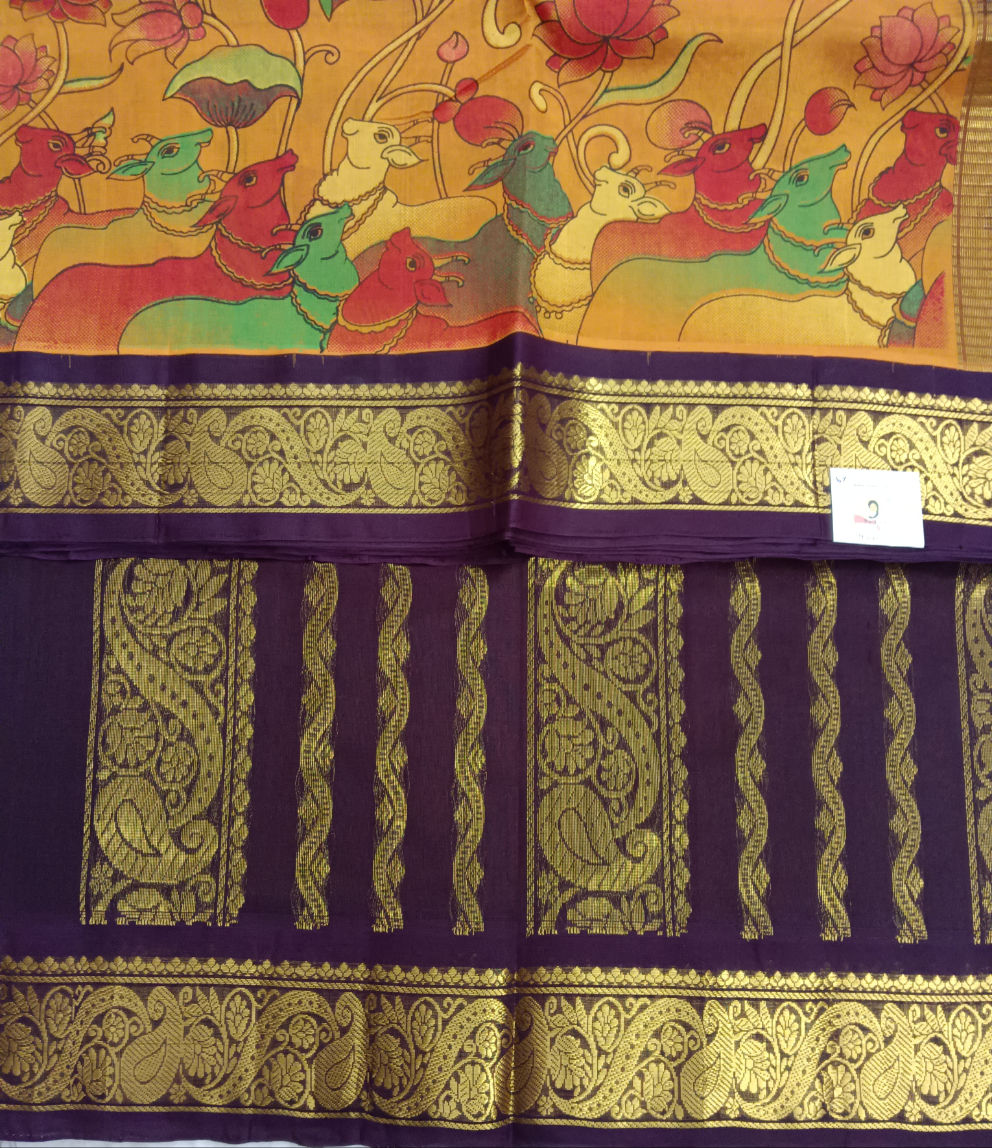 Korvai Printed 6 yards