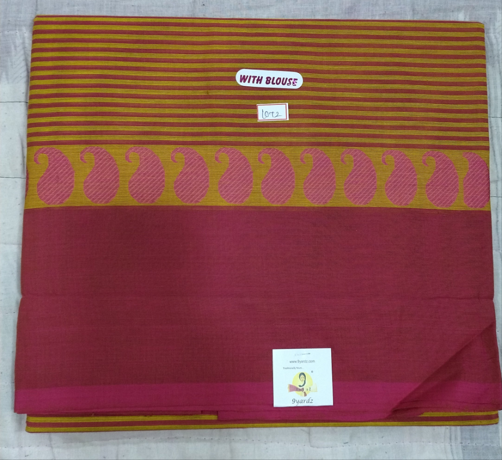 Chettinadu/ Karaikudi cotton 6 yards