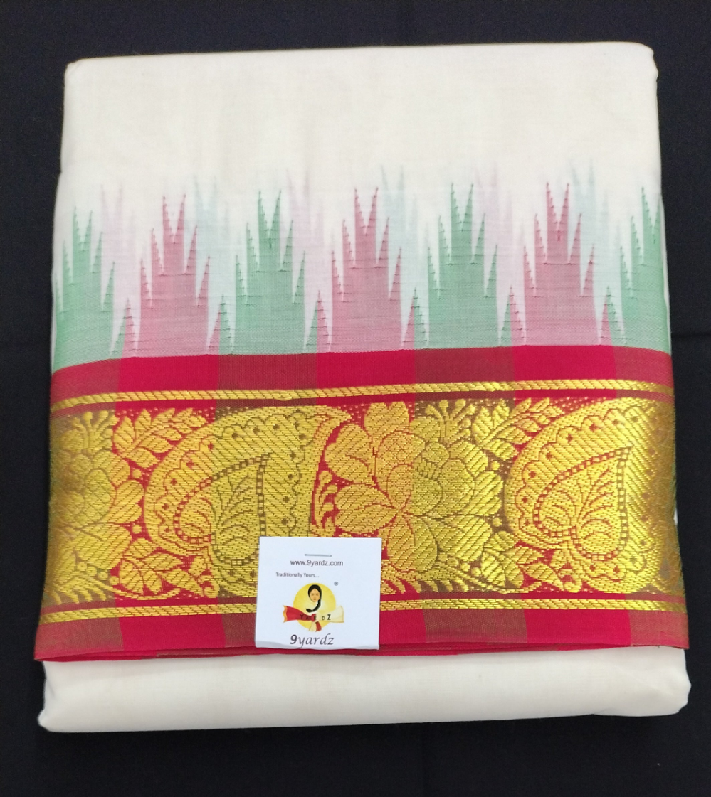Pure cotton Muhurtham dhoti 9*5