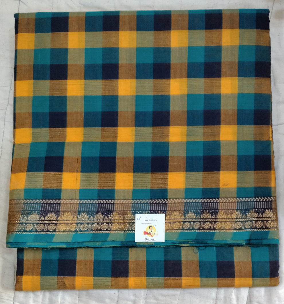 Chettinadu / Karaikudi cotton 10.5 yards madisar