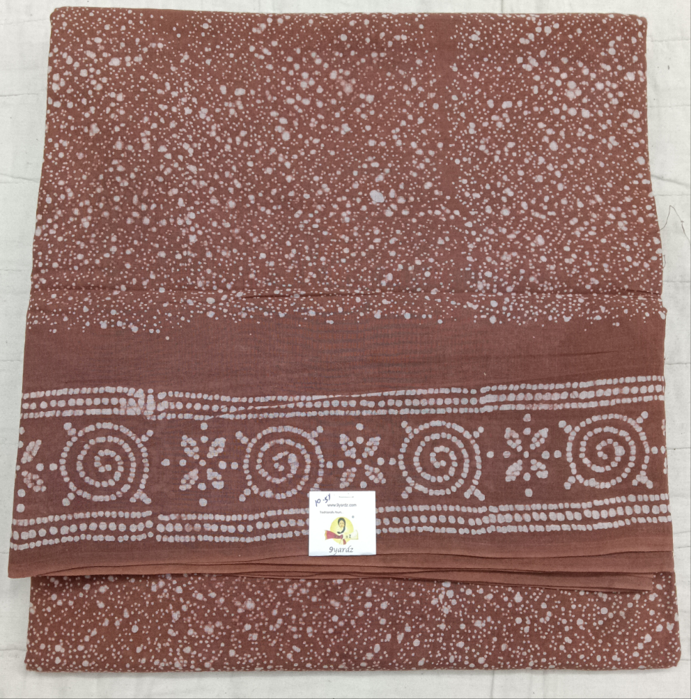 Sungudi cotton 10.5yards 49"