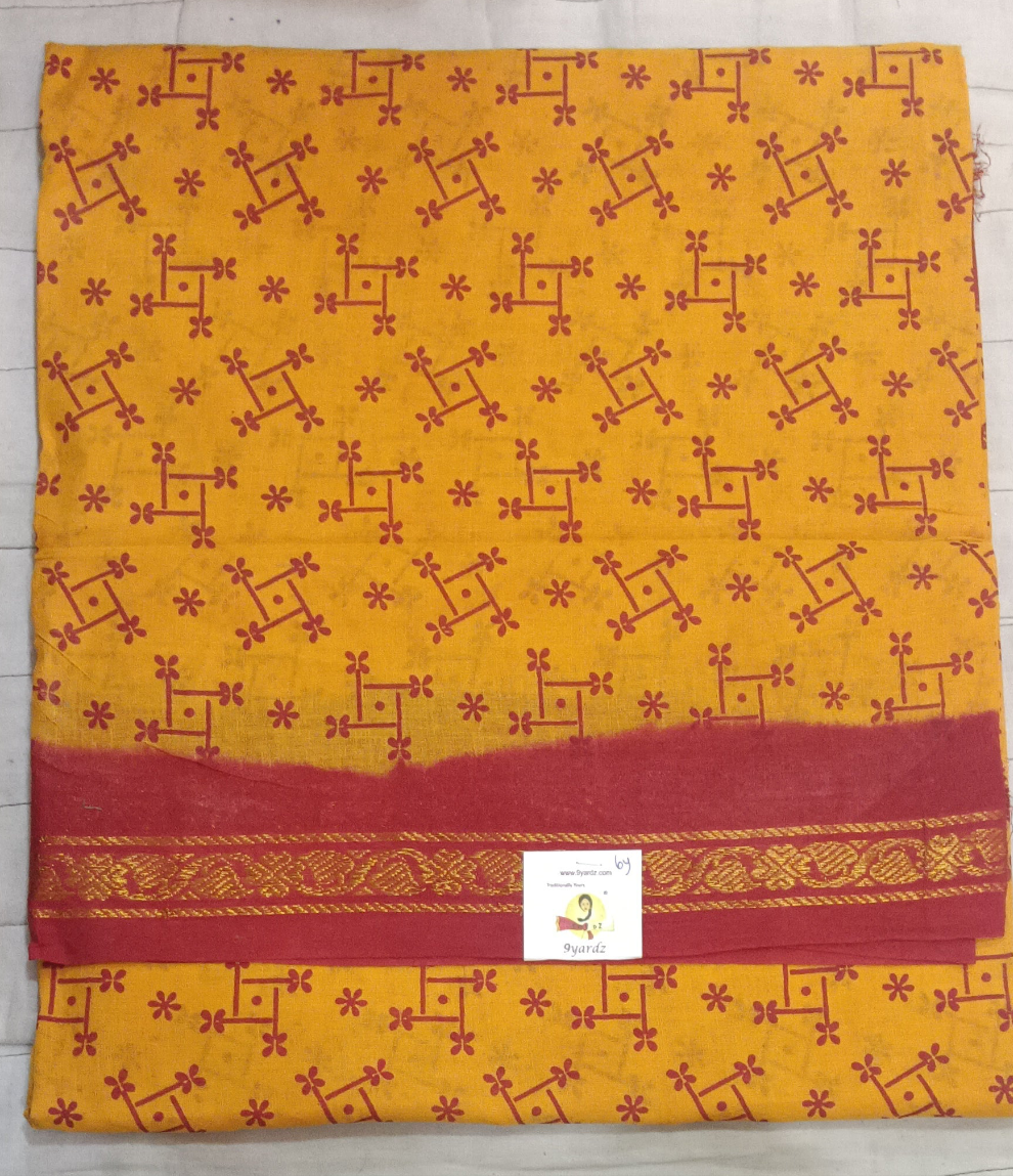 Sungudi cotton 6 yards