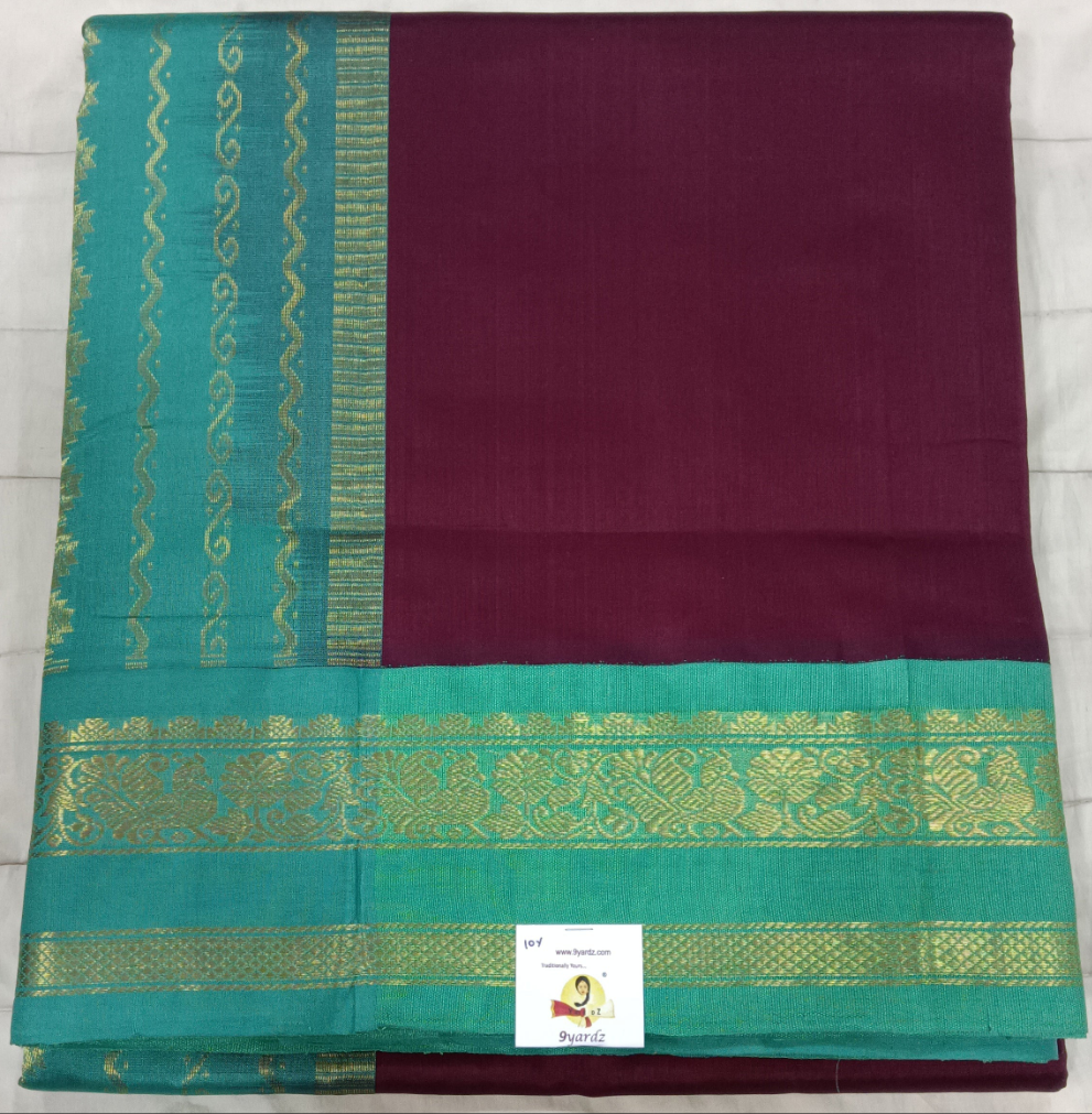 Semi Silk cotton Korvai Madisar