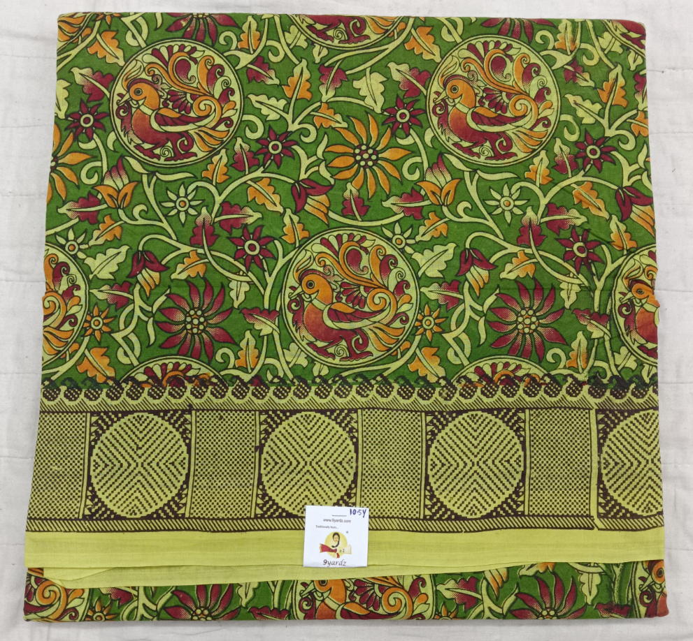 Sungudi cotton 10.5yards 49"