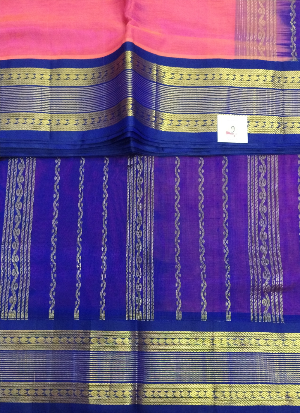 Pure silk cotton -Korvai 10yards madisar