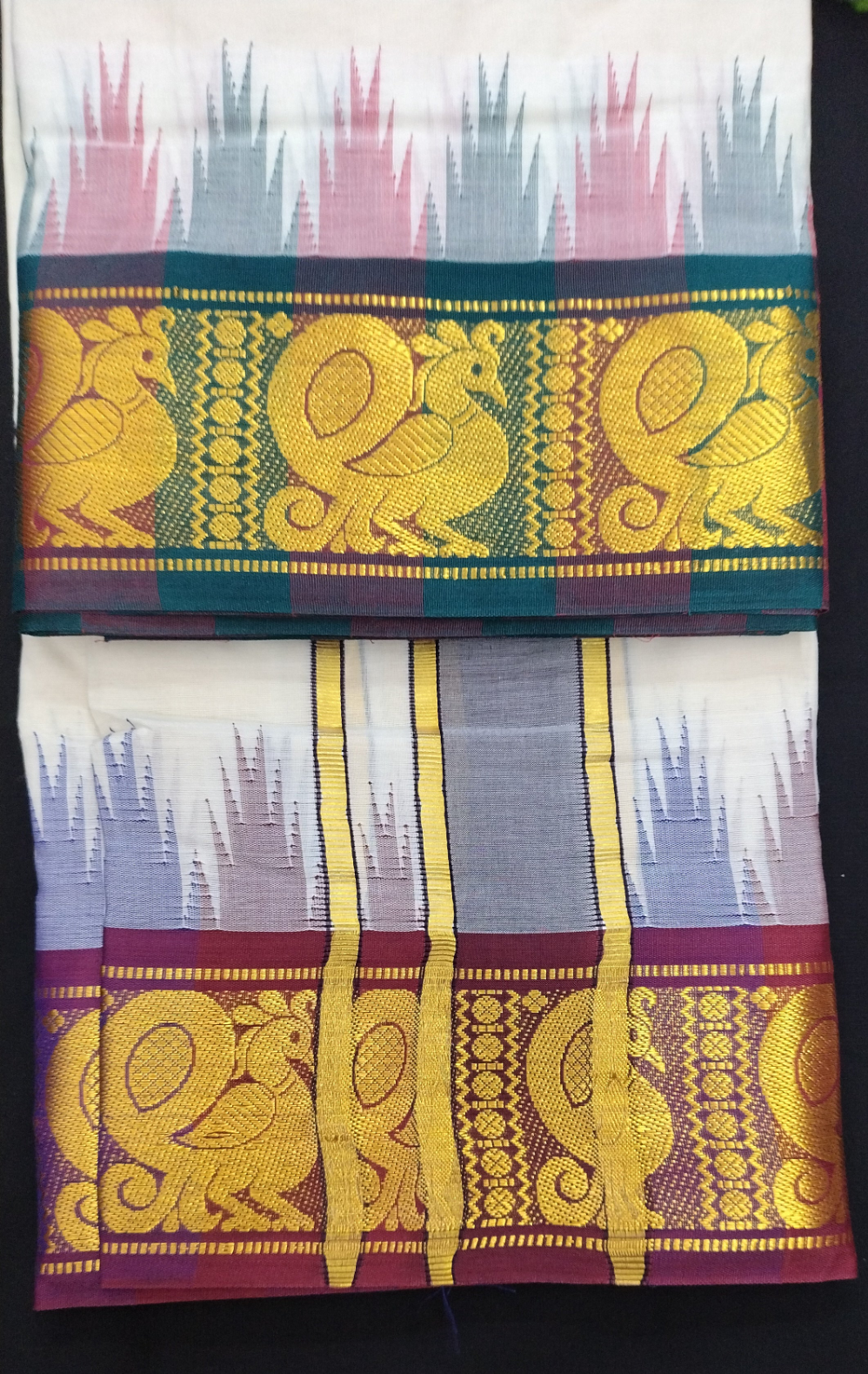 Pure cotton Muhurtham dhoti 10*6