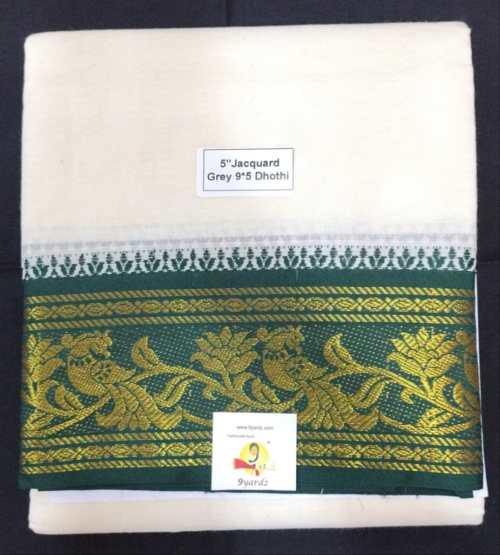 Cotton Dhothi Jacquard 9*5