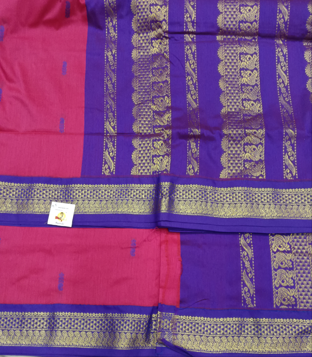 Kalyani Cotton Butta  9.5yardz