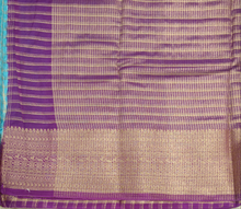 Load image into Gallery viewer, Mysore crepe silk checked (synthetic)