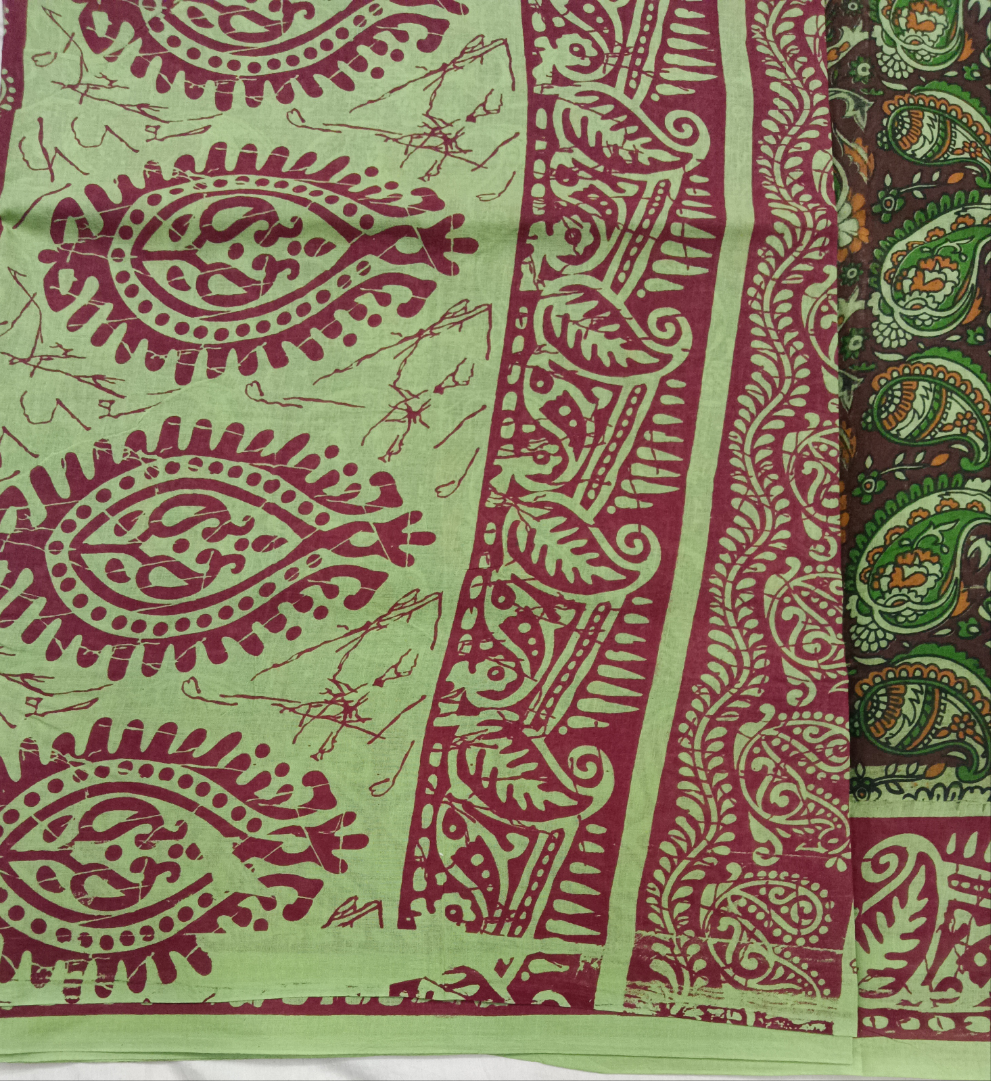Sungudi cotton 10.5yards 49"