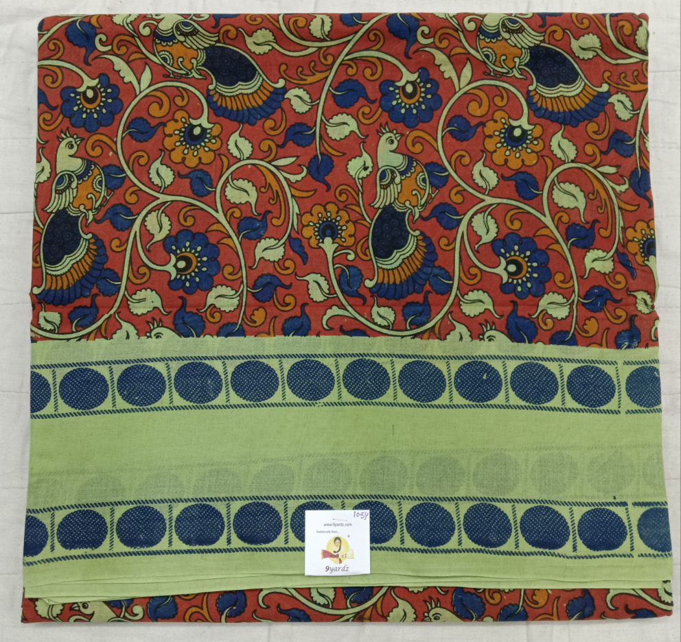 Sungudi cotton 10.5yards 49"