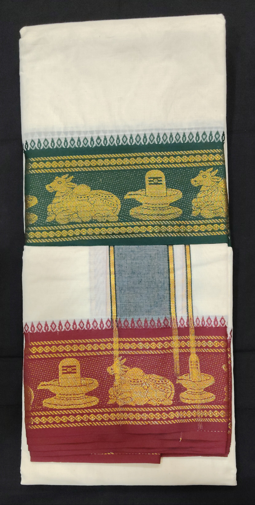 Cotton Dhothi 5"Nandhilingam 9*5