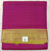 Load image into Gallery viewer, Pure silk cotton -Semi korvai 10yardz