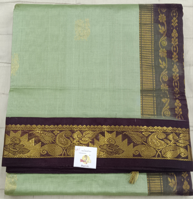 Semi Silk cotton Korvai Madisar