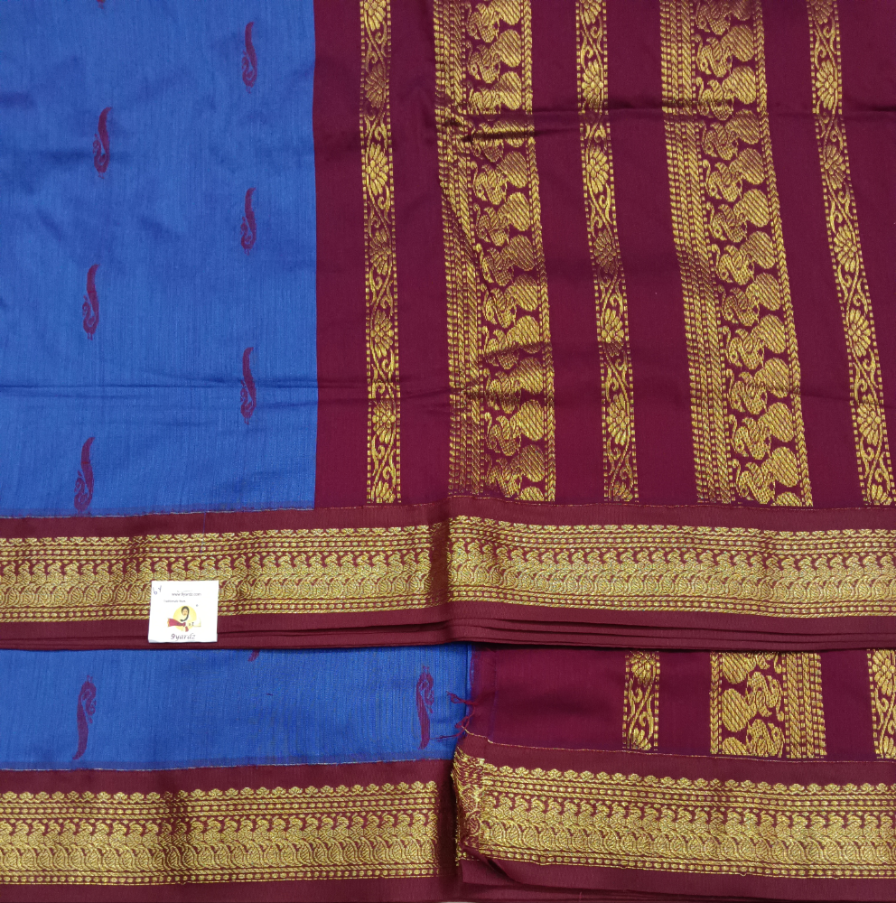 Kalyani Cotton Butta  9.5yardz