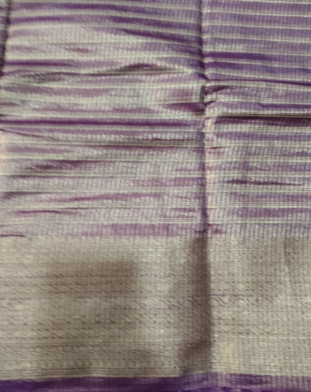 Mysore crepe silk checked (synthetic)