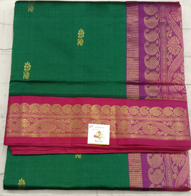 Semi Silk cotton Korvai Madisar