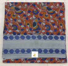 Load image into Gallery viewer, Sungudi cotton 10.5yards 49&quot;