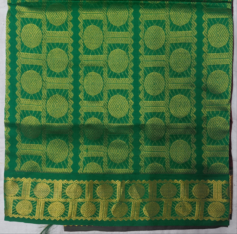 Semi Silk cotton Embossed Madisar
