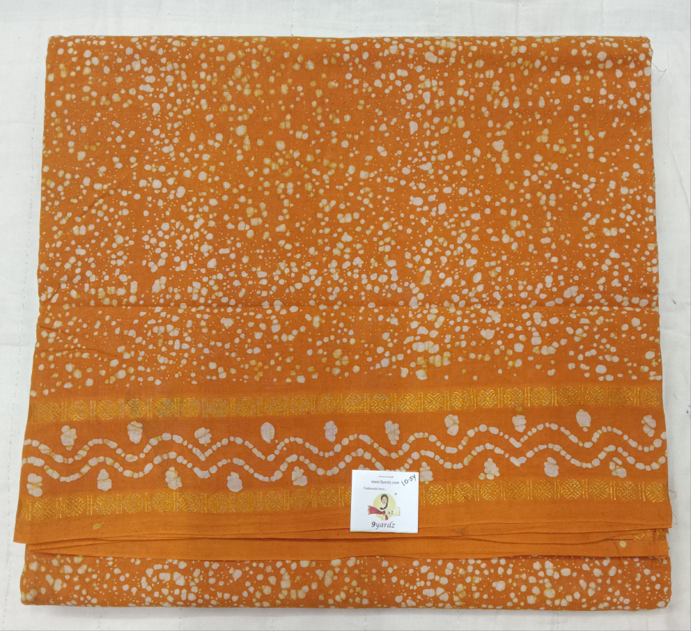 Sungudi Spray Printed 10.5 yards