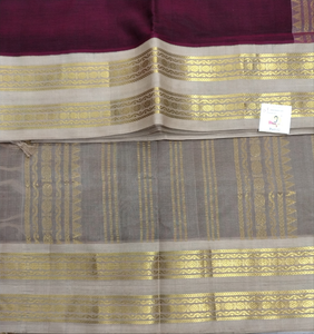 Pure silk cotton Korvai 12yardz