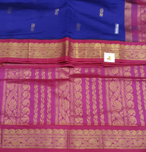 Load image into Gallery viewer, Semi silk Plain Korvai 6Yards